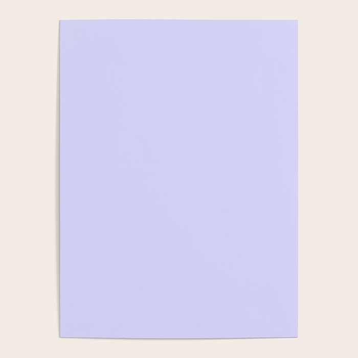 Simply Periwinkle Purple Poster Gallery Image 4