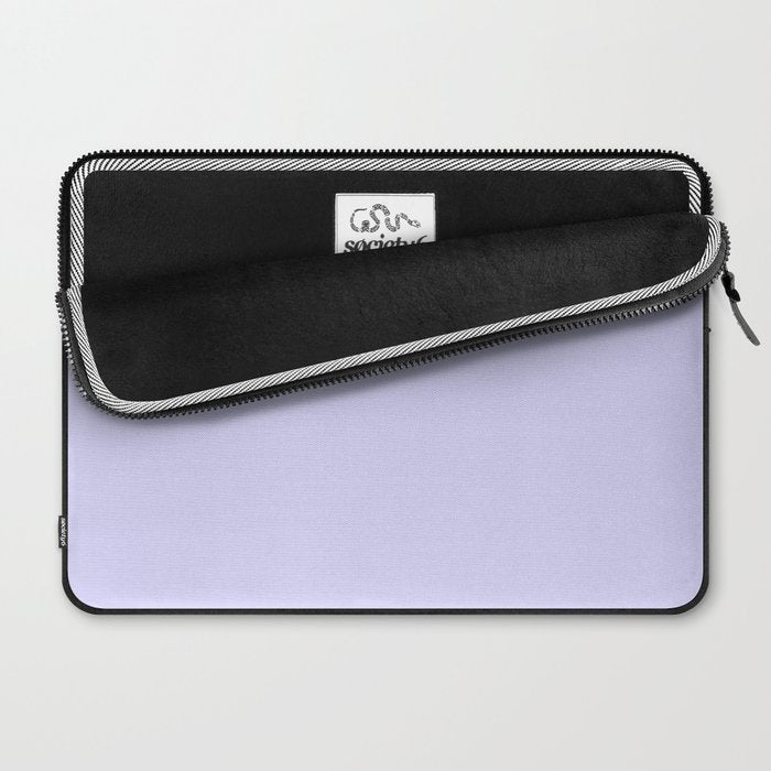 Simply Periwinkle Purple Laptop Sleeve Gallery Image 2