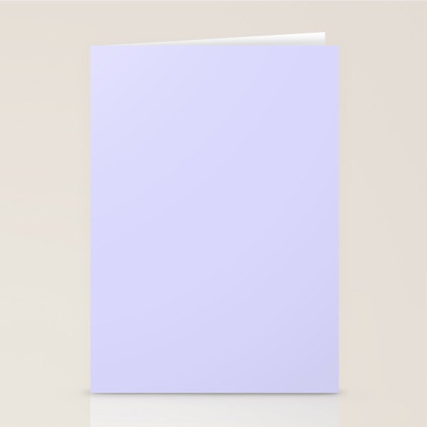 Simply Periwinkle Purple Stationery Card Gallery Image 2