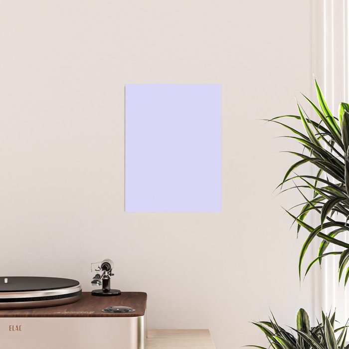 Simply Periwinkle Purple Poster Gallery Image 2