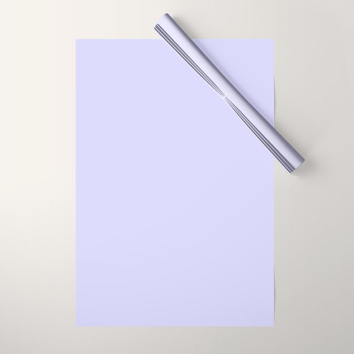 Simply Periwinkle Purple Wrapping Paper Gallery Image 1