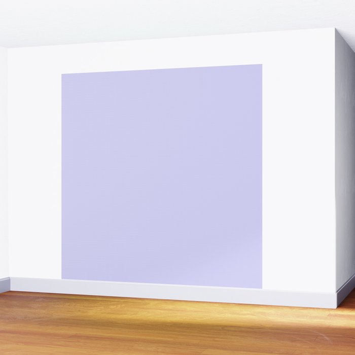 Simply Periwinkle Purple Wall Mural Gallery Image 2