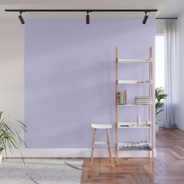 Simply Periwinkle Purple Wall Mural Gallery Image 1