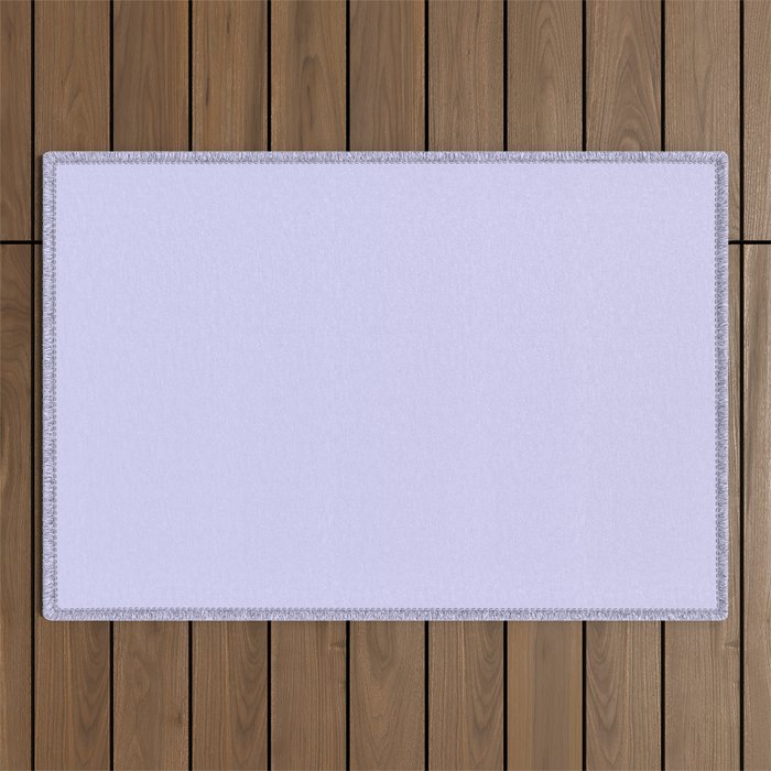 Simply Periwinkle Purple Outdoor Rug Gallery Image 1