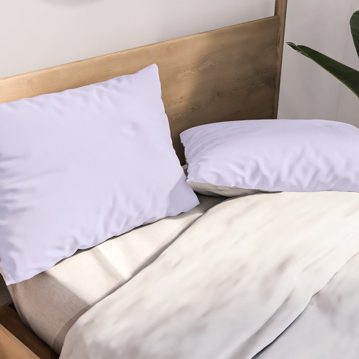 Simply Periwinkle Purple Pillow Sham Gallery Image 2