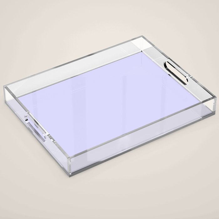 Simply Periwinkle Purple Acrylic Tray Gallery Image 1