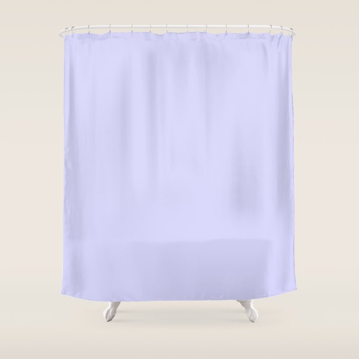 Simply Periwinkle Purple Shower Curtain Gallery Image 1