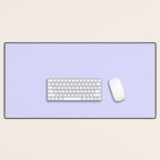 Simply Periwinkle Purple Desk Mat Gallery Image 1