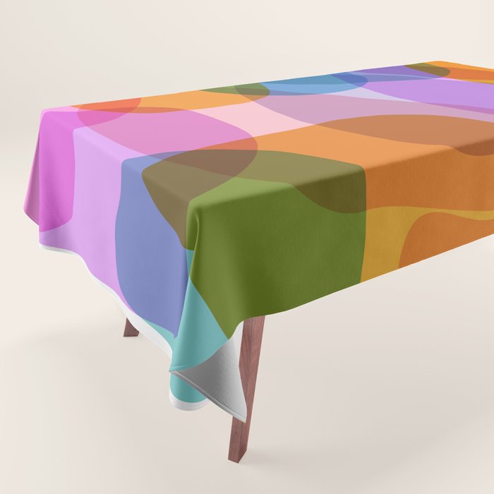 Color Burst Tablecloth Gallery Image 1