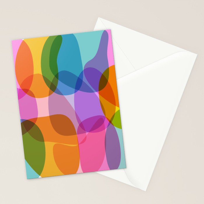 Color Burst Stationery Card Gallery Image 2