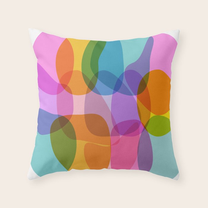 Color Burst Throw Pillow Gallery Image 1