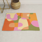 Bright Color Block Shapes Rug Gallery Image 1