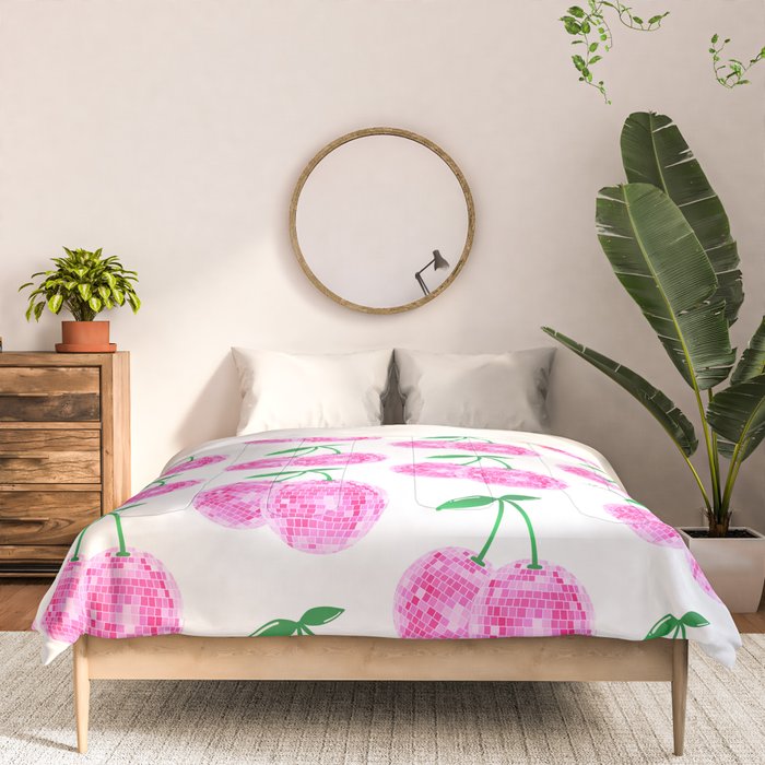 Disco Ball Cherries Comforter Gallery Image 3