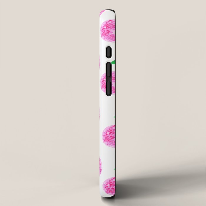 Disco Ball Cherries iPhone Case Gallery Image 2