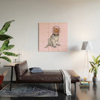 SPACE TIGER Wood Wall Art Gallery Image 2