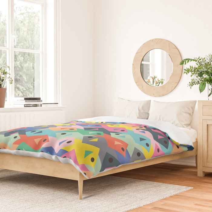 Fish tessellation Duvet Cover Gallery Image 2