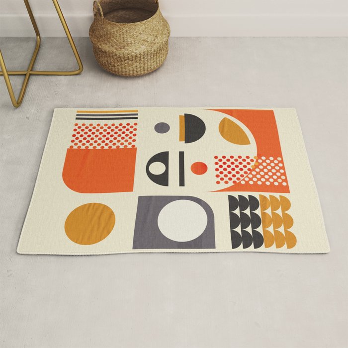 Mid-century no1 Rug Gallery Image 1