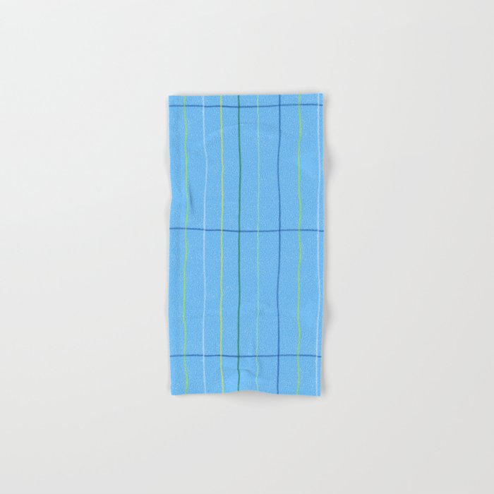 Textured Picnic Pattern in Sky Blue Bath Towel Gallery Image 1