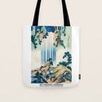 YÅrÅ Waterfall by Katsushika Hokusai Tote Bag Gallery Image 1