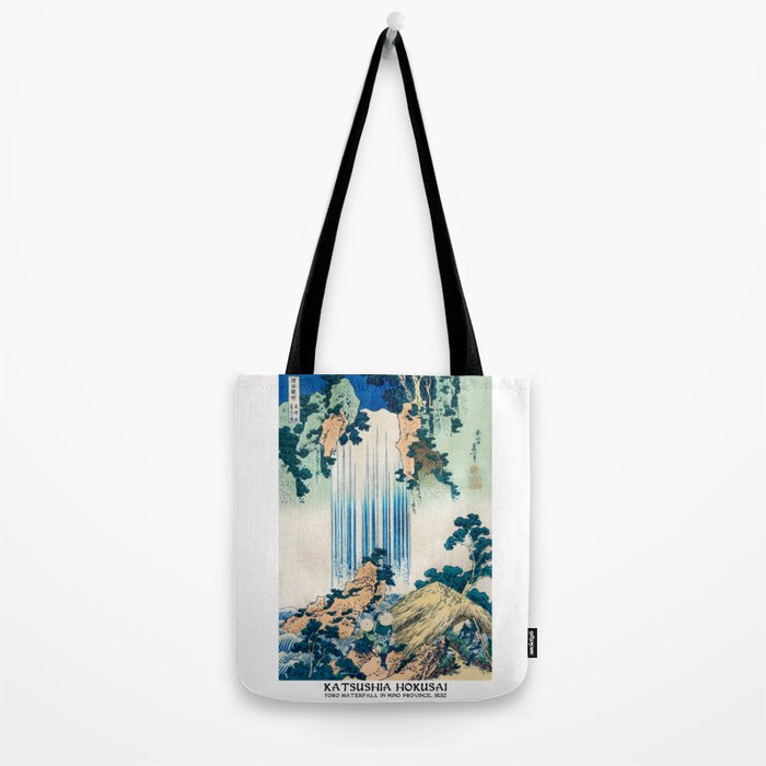 YÅrÅ Waterfall by Katsushika Hokusai Tote Bag Gallery Image 2