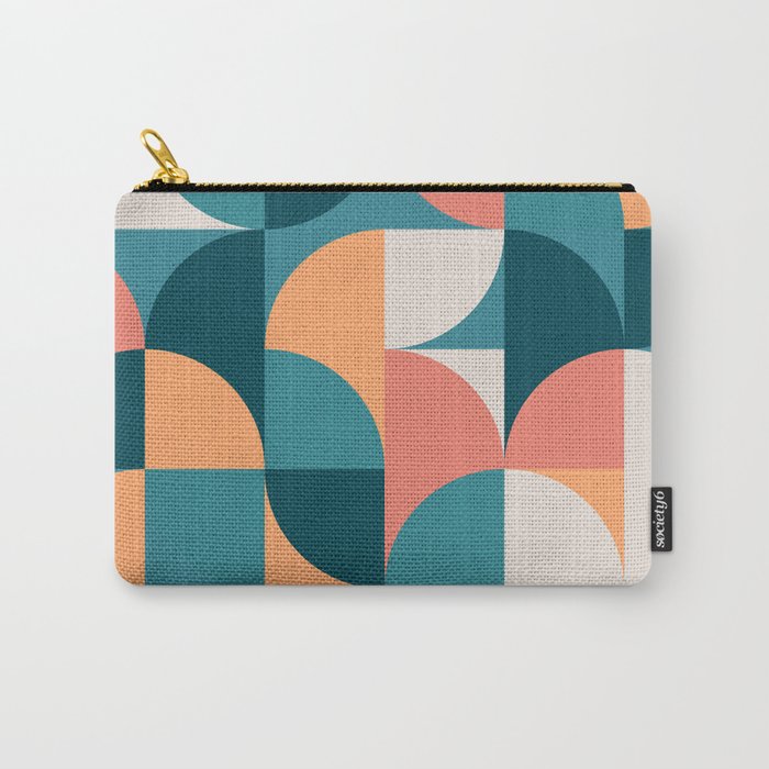 Mid Century Geometric 18 Carry All Pouch Gallery Image 1