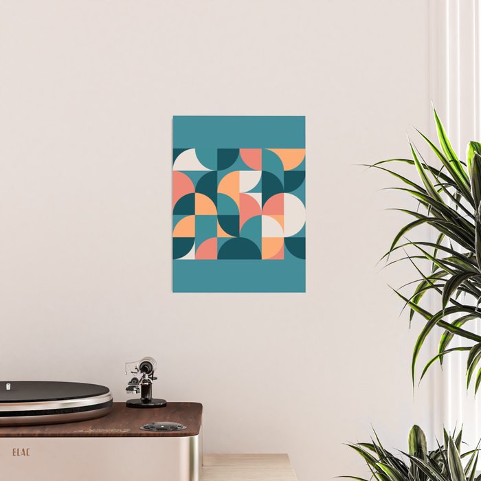 Mid Century Geometric 18 Poster Gallery Image 2
