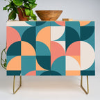 Mid Century Geometric 18 Credenza Gallery Image 1