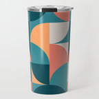 Mid Century Geometric 18 Travel Mug Gallery Image 1