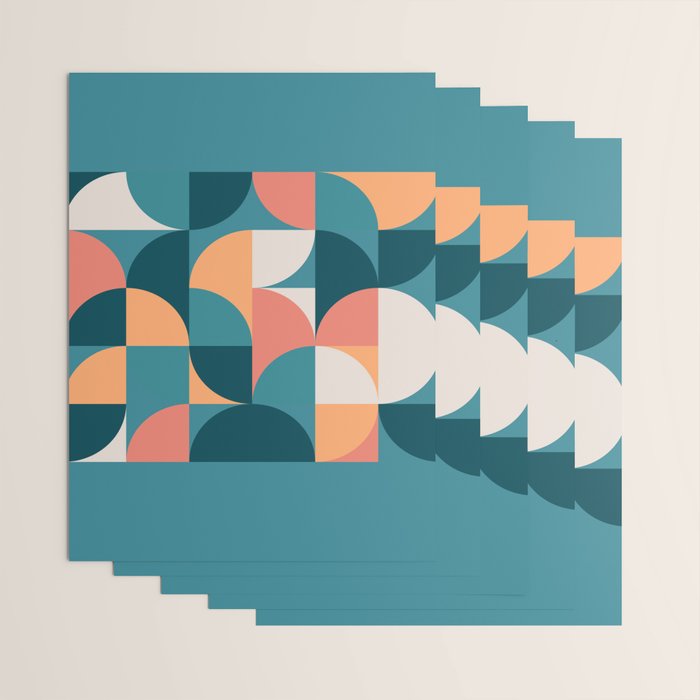 Mid Century Geometric 18 Wrapping Paper Gallery Image 3