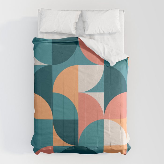 Mid Century Geometric 18 Comforter Gallery Image 1