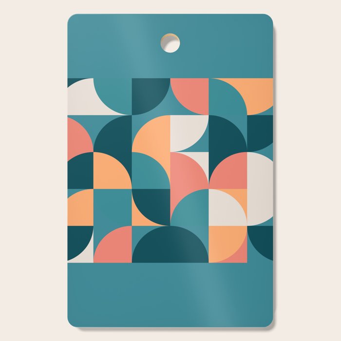 Mid Century Geometric 18 Cutting Board Gallery Image 1