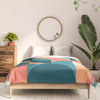 Mid Century Geometric 18 Comforter Gallery Image 3
