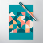 Mid Century Geometric 18 Wrapping Paper Gallery Image 1