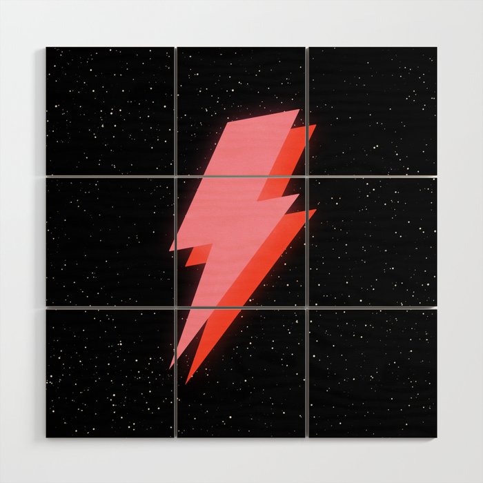 Thunderbolt: Glowing Astro Edition Wood Wall Art Gallery Image 1