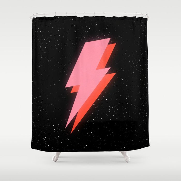 Thunderbolt: Glowing Astro Edition Shower Curtain Gallery Image 1