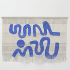 Blue Zig Wiggles Wall Hanging Gallery Image 1