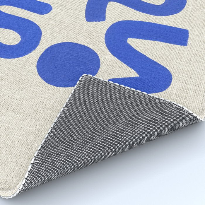 Blue Zig Wiggles Rug Gallery Image 4