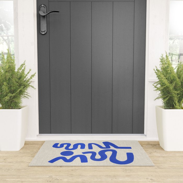 Blue Zig Wiggles Welcome Mat Gallery Image 3