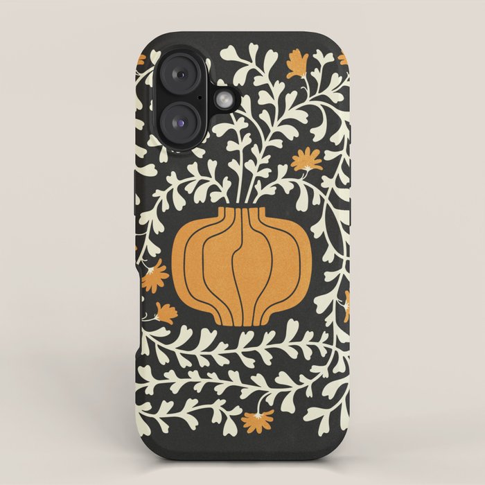 Golden Vase | Summer Bloom: Matisse Night Edition iPhone Case Gallery Image 1
