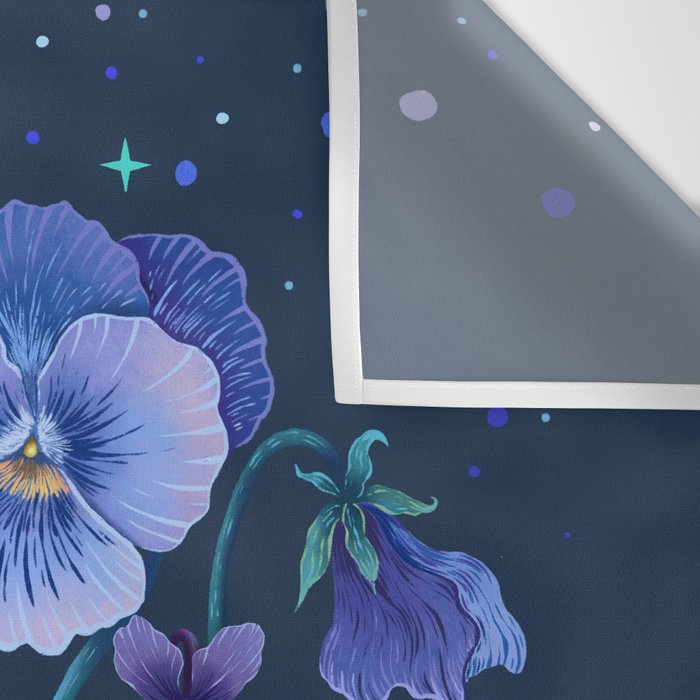 Violet - February Flower  Wall Tapestry Gallery Image 3