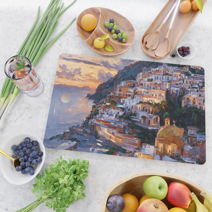 Panoramas of Italy, Positano Cutting Board Gallery Image 2