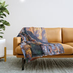 Panoramas of Italy, Positano Throw Blanket Gallery Image 1
