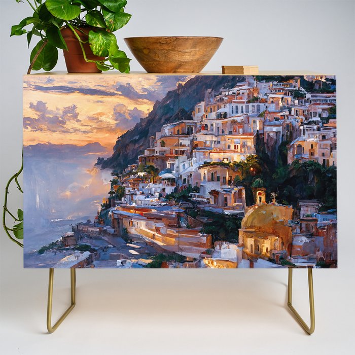 Panoramas of Italy, Positano Credenza Gallery Image 1