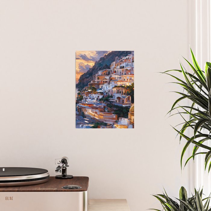 Panoramas of Italy, Positano Poster Gallery Image 2