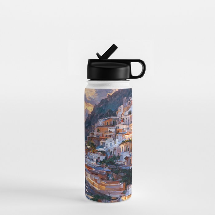 Panoramas of Italy, Positano Water Bottle Gallery Image 1