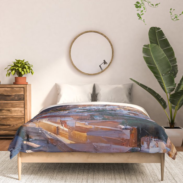 Panoramas of Italy, Positano Comforter Gallery Image 3