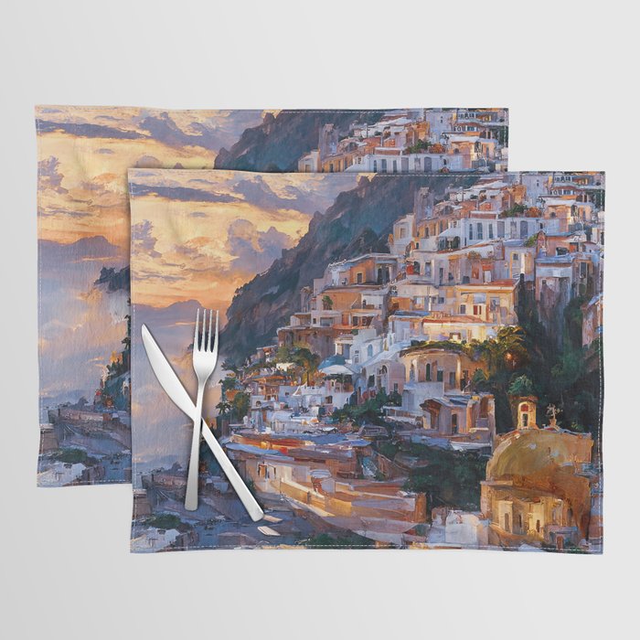 Panoramas of Italy, Positano Placemat Gallery Image 1