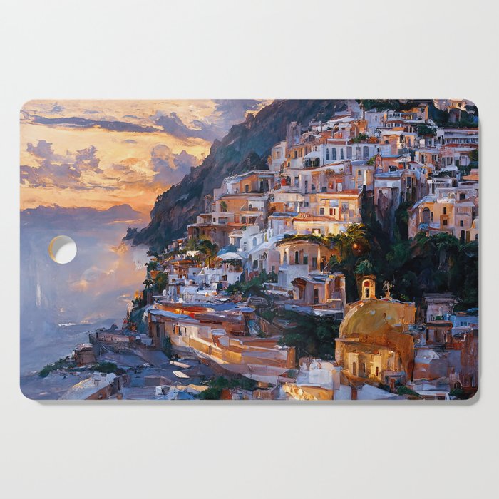Panoramas of Italy, Positano Cutting Board Gallery Image 1