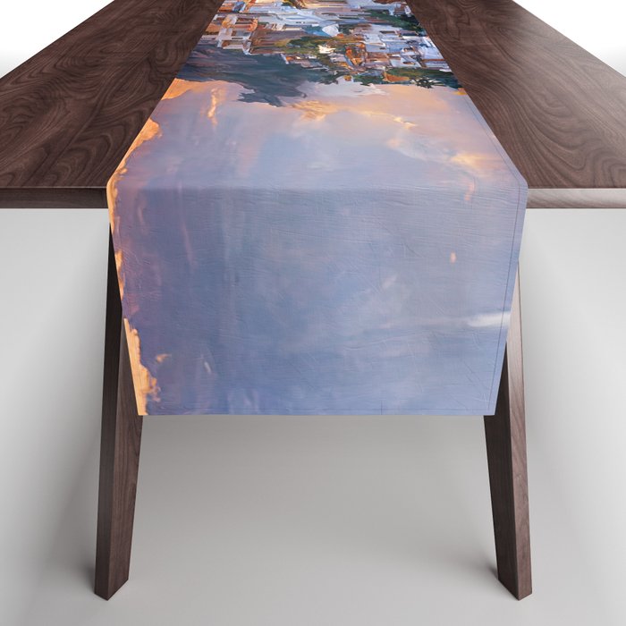 Panoramas of Italy, Positano Table Runner Gallery Image 1