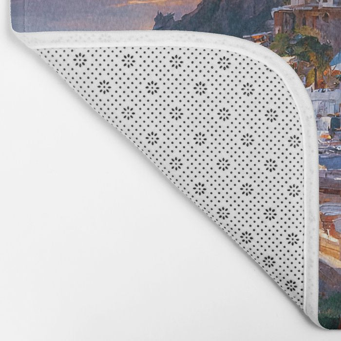 Panoramas of Italy, Positano Bath Mat Gallery Image 2